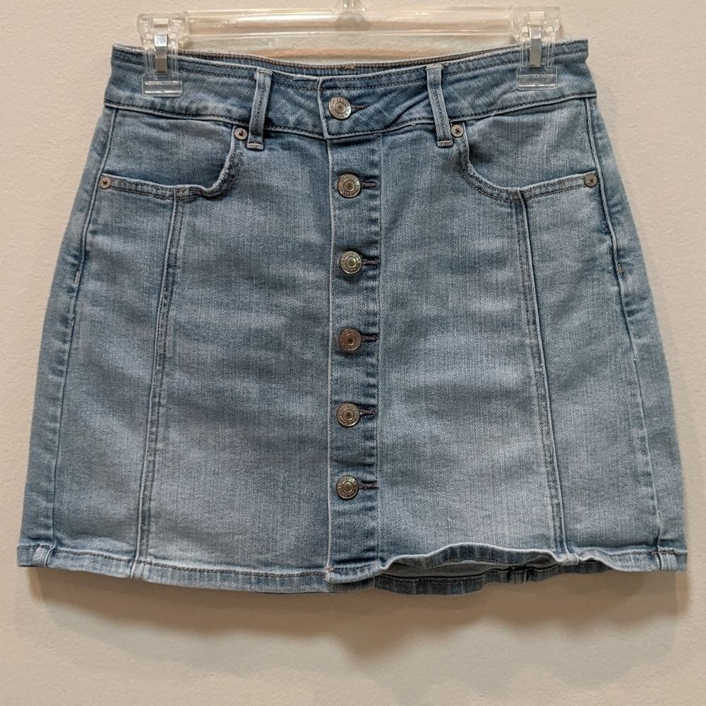 American Eagle Super Stretch Denim Skirt Size 2